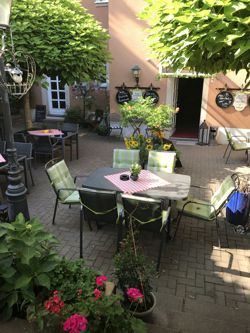 Unser Biergarten.